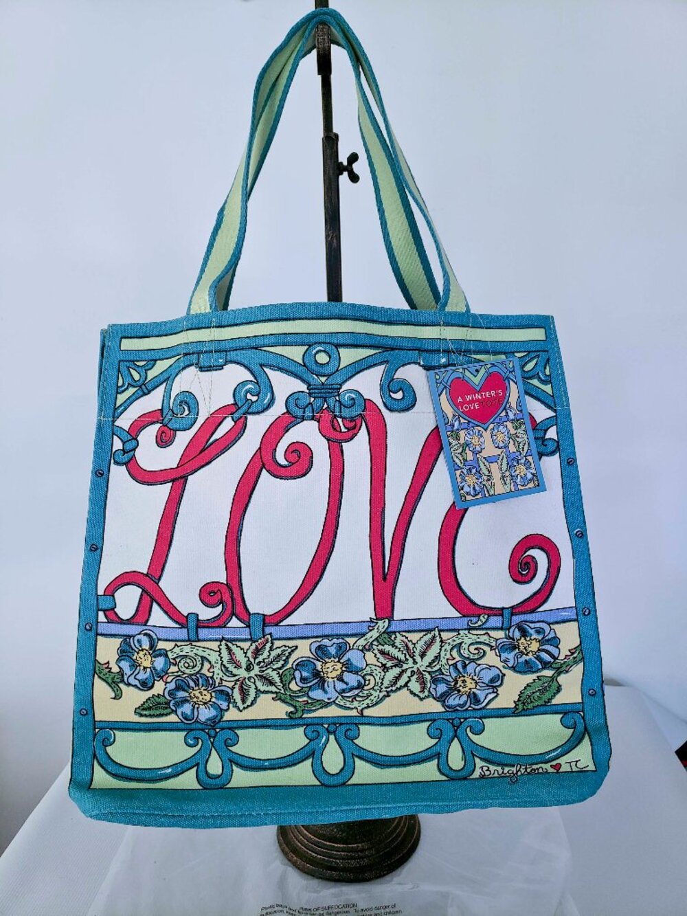 Brighton A Winter’s Love Tote Bag NWT